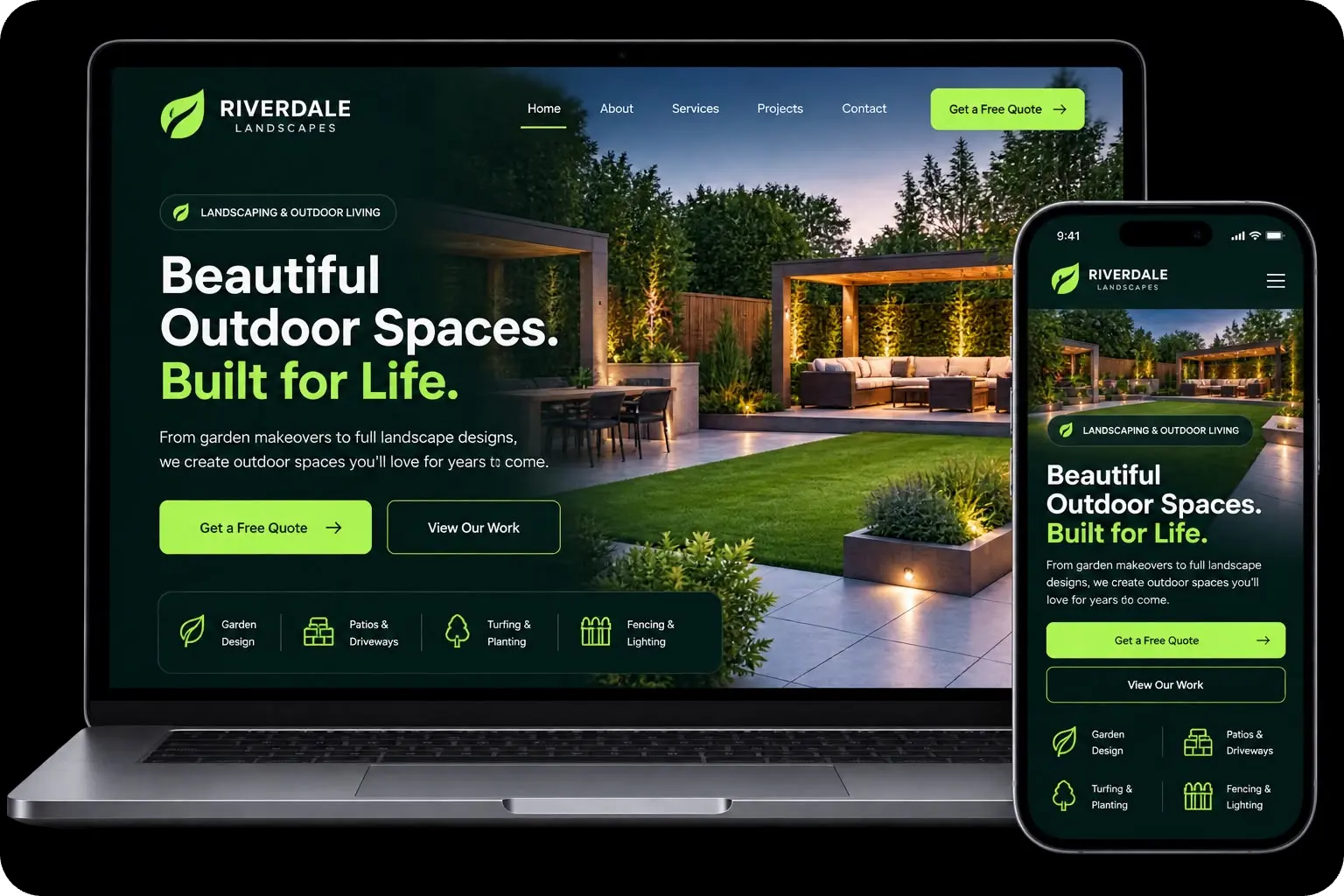 SiteHouse Device Mockups