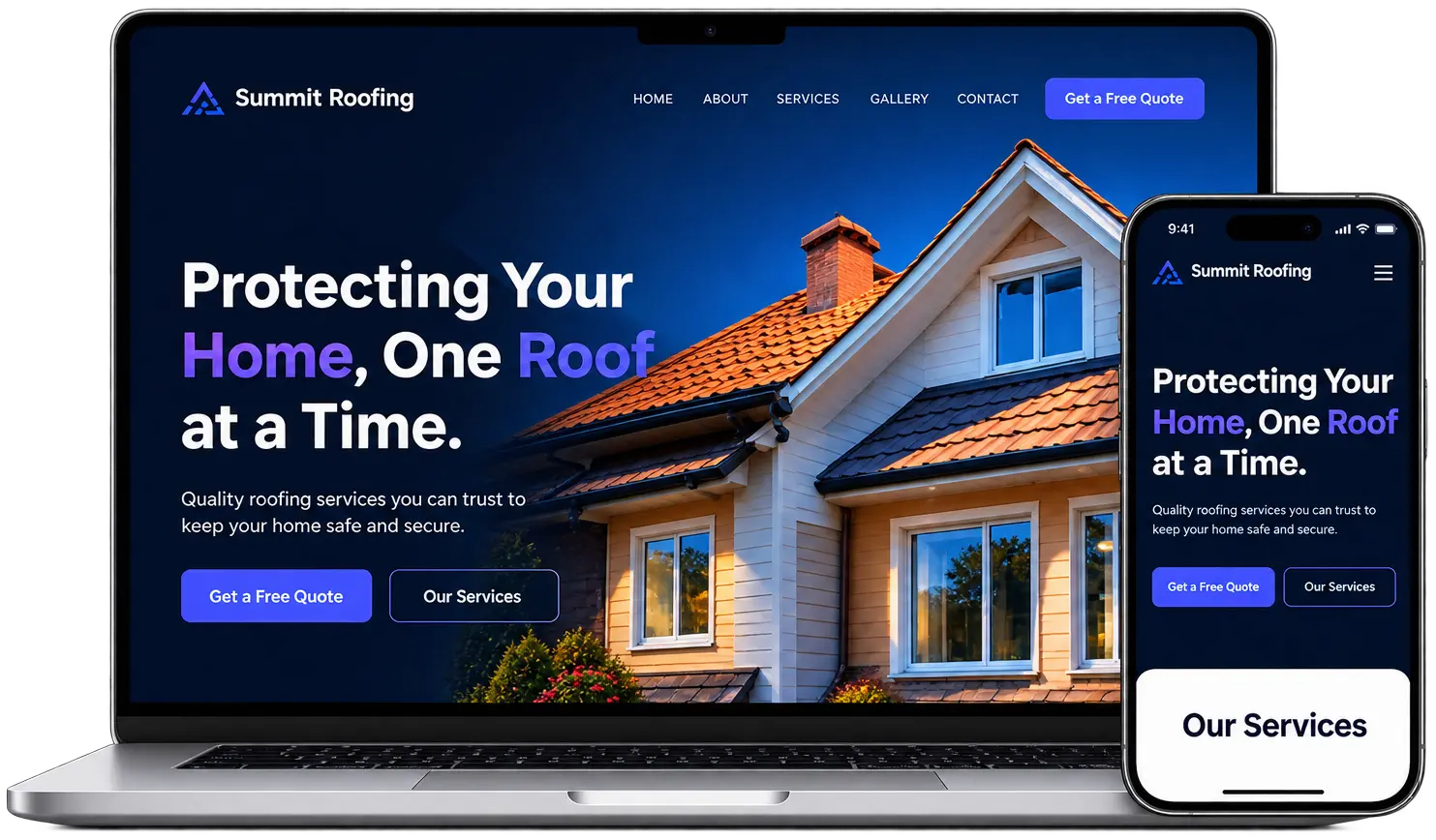 SiteHouse Device Mockups